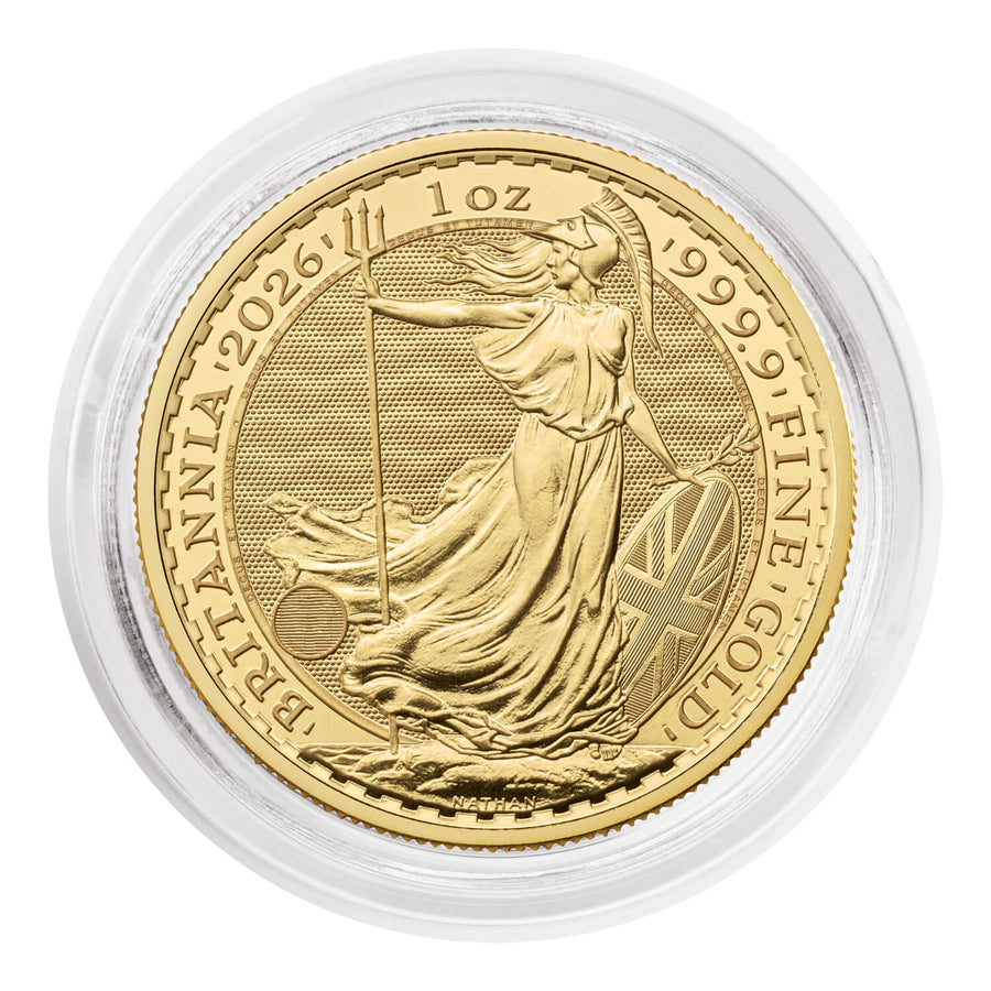 【新年臻选】2026 英国不列颠女神1oz 金币｜999.9 纯金